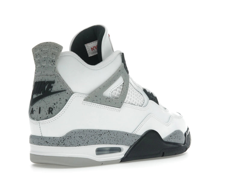 Air Jordan 4 Retro White Cement - Summit White/Fire Red-Tech Grey-Black - FV5029-100 - 31
