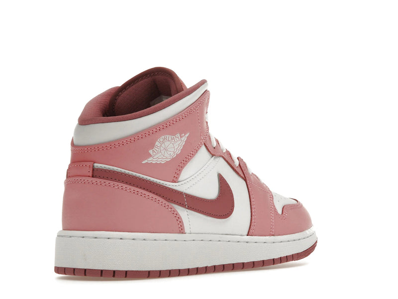 Air Jordan 1 Mid Valentines Day (2023) (GS) - Coral Chalk/Desert Berry/White - DQ8423-616 - 31