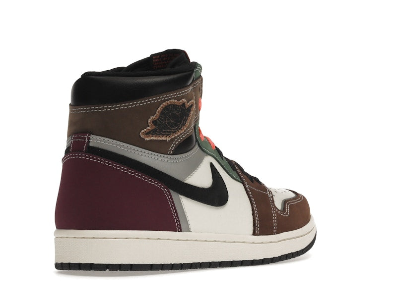 Air Jordan 1 Retro High OG Hand Crafted - Black/Archaeo Brown-Dark Chocolate - DH3097-001 - 31