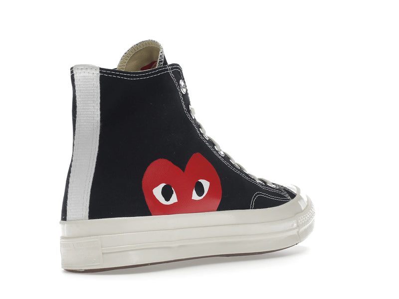 Converse Chuck Taylor All Star 70s Hi Comme Des Garcons Play Black - Black/White/High Risk Red - 150204C/A08791C - 31