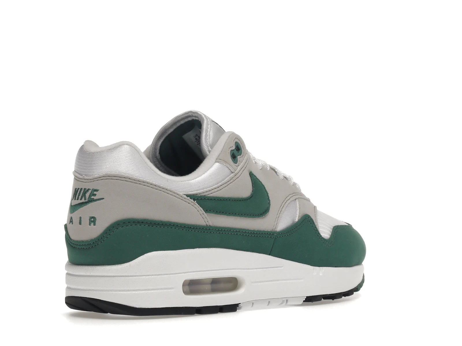 Nike Air Max 1 Anniversary Green (2020) - White/Evergreen Aura-Neutral Grey-Black - DC1454-100 - 31