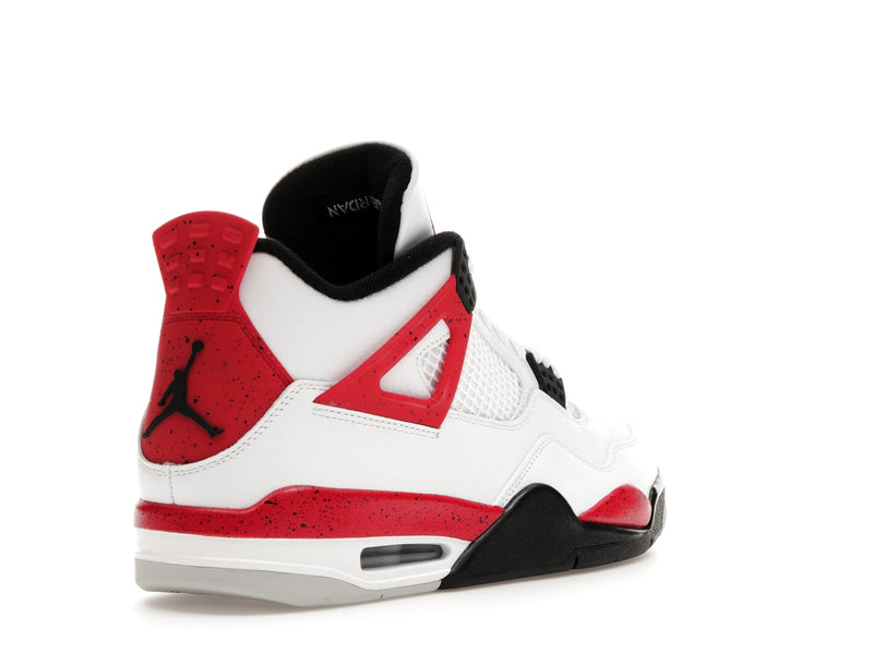 Air Jordan 4 Retro Red Cement - White/Fire Red/Black/Neutral Grey - DH6927-161 - 31