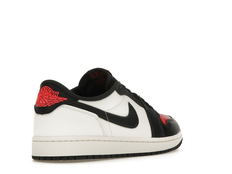 Air Jordan 1 Retro Low OG Psg Paris Saint Germain - Sail/Off Noir-Infrared 23-Pink Oxford - HF8828-100 - 31
