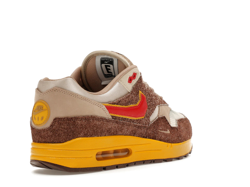 Nike Air Max 1 Swoosh Low Poly Big Head Origins - Light Chocolate/Hemp/Sand Drift/University Red - HV5776-200 - 31
