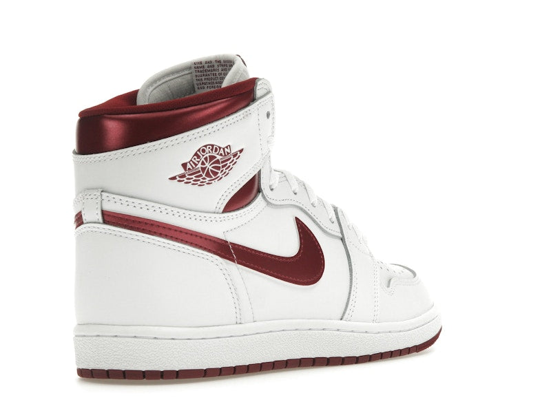 Air Jordan 1 Retro High 85 OG Metallic Burgundy - White/Team Red/White - BQ4422-161 - 31