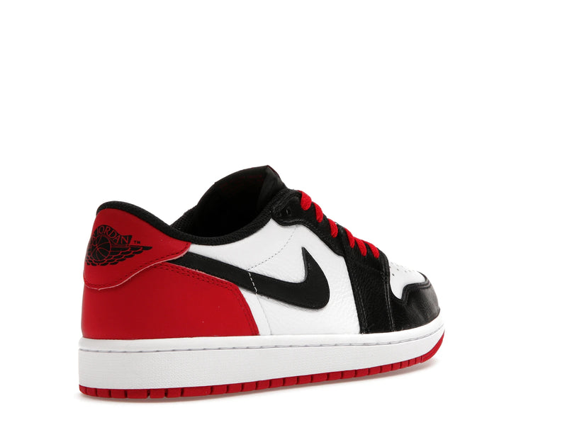 Air Jordan 1 Retro Low OG Black Toe - White/Black/Varsity Red - CZ0790-106 - 31