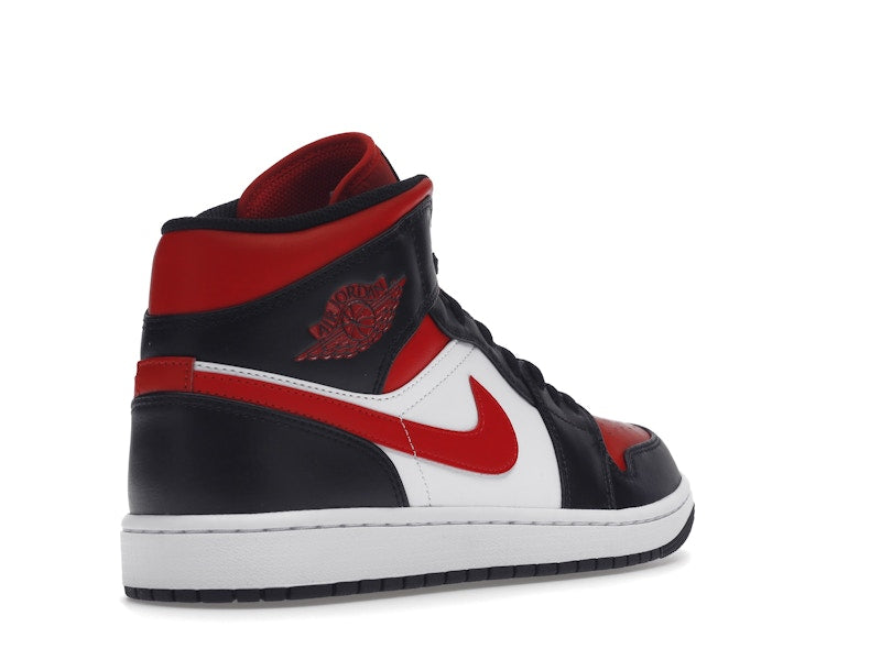 Air Jordan 1 Mid White Black Red (2022) - visning 31