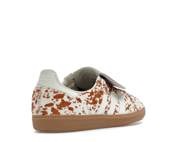 Adidas Samba Lt Cow Print Brown White - Off White/Lucid Pink/Gum Four - JS3931 - 31