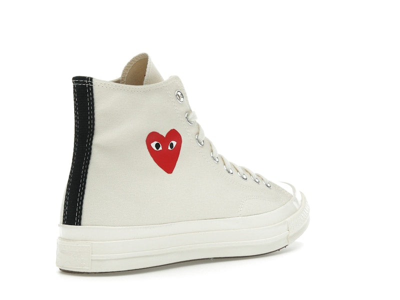 Converse Chuck Taylor All Star 70 Hi Comme des Garcons PLAY Single Heart Milk - Ansicht 32