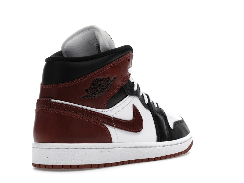 Air Jordan 1 Mid SE Dark Pony - White/Black/Dark Pony - HF3216-102 - 31