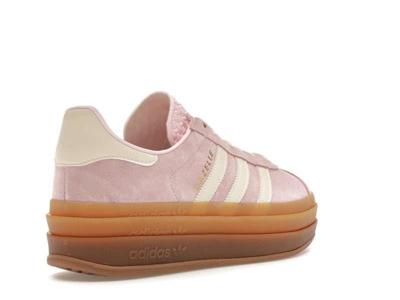 adidas Gazelle Bold Clear Pink Cream White (Women's) - Clear Pink /Cream White/Gold Metallic - JQ7777 - 31