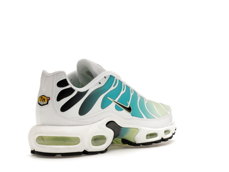 Nike Air Max Plus Dusty Cactus Barely Volt (Women's) - White/Dusty Cactus/Barely Volt/Black - DZ3670-102 - 31
