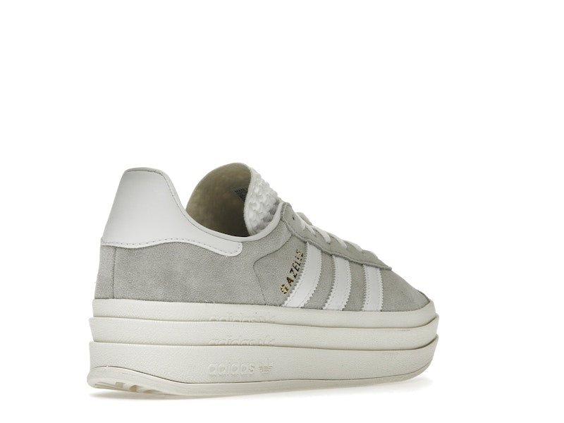 adidas Gazelle Bold Grey White (Women's) - Grey Two/Footwear White/Core White - HQ6893 - 31