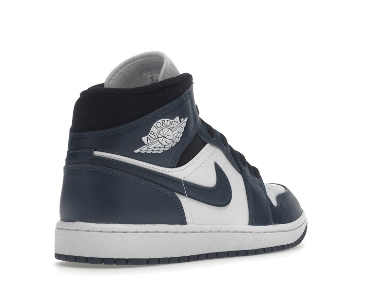 Air Jordan 1 Mid Dark Teal - Armory Navy/White-Black - 554724-411 - 31