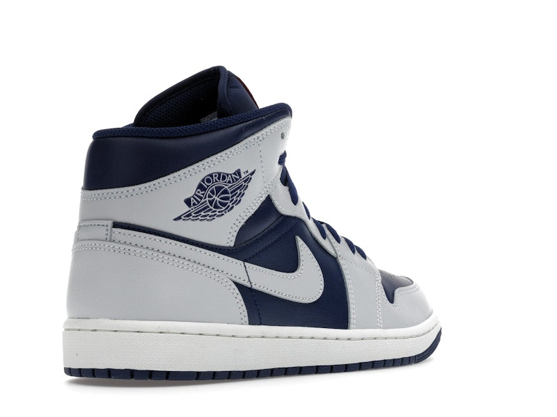 Air Jordan 1 Mid Blue Void - Blue Void/Summit White/Hot Lava/Pure Platinum - DQ8426-403 - 31