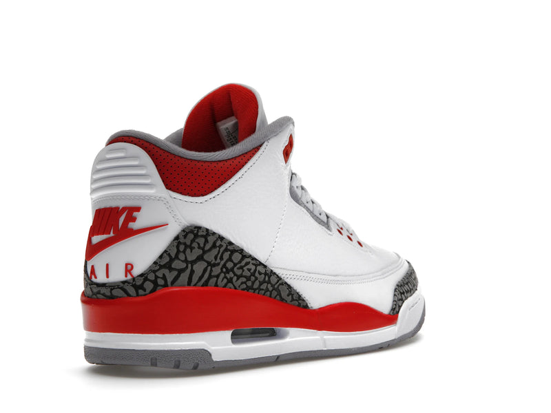 Air Jordan 3 Retro Fire Red (2022) - White/Fire Red/Cement Grey/Black - DN3707-160 - 31