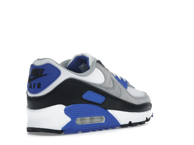 Nike Air Max 90 Hyper Royal - White/Light Smoke Grey/Black/Particle Grey - DM0029-112 - 31