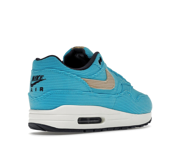 Nike Air Max 1 Corduroy Baltic Blue - Baltic Blue/Sesame-Gridiron-Sail - FB8915-400 - 31