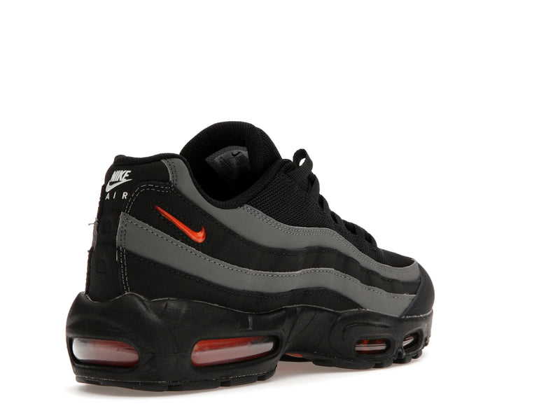 Nike Air Max 95 Black Grey Safety Orange - Black/Grey/Safety Orange - DX2657-001 - 31