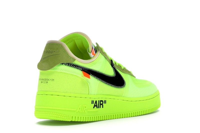 Nike Air Force 1 Low Off White Volt - vista 31