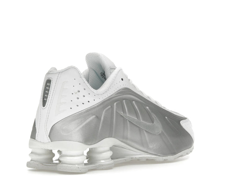 Nike Shox R4 White Bright Crimson Metallic Silver - White/White/Bright Crimson/Metallic Silver - HQ1988-101 - 31