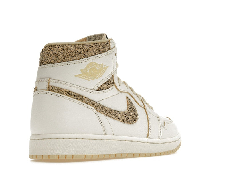 Air Jordan 1 Retro High OG Craft Vibrations Of Naija - Sail/Pale Vanilla-Black - FD8631-100 - 31