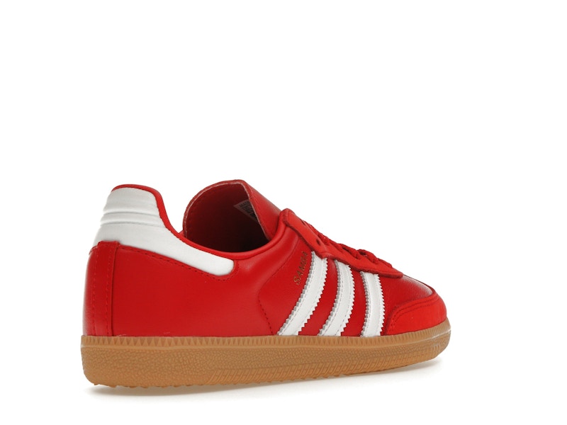 adidas Samba OG Better Scarlet (Women's) - White/Better Scarlet/Gum - IE6524 - 31