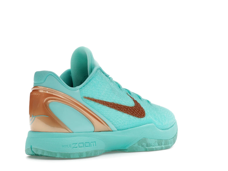 Nike Kobe 6 Protro Jalen Brunson Statue Of Liberty - Hyper Turquoise/Metallic Copper - IQ5774-300 - 31