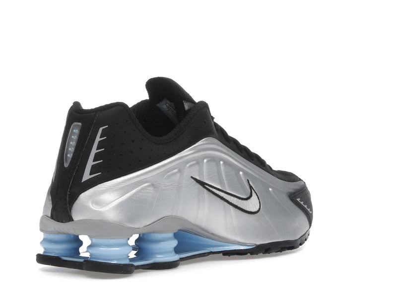 Nike Shox R4 Metallic Silver Black Psychic Blue - Metallic Silver/Black/Psychic Blue/Metallic Silver - HQ1988-004 - 31