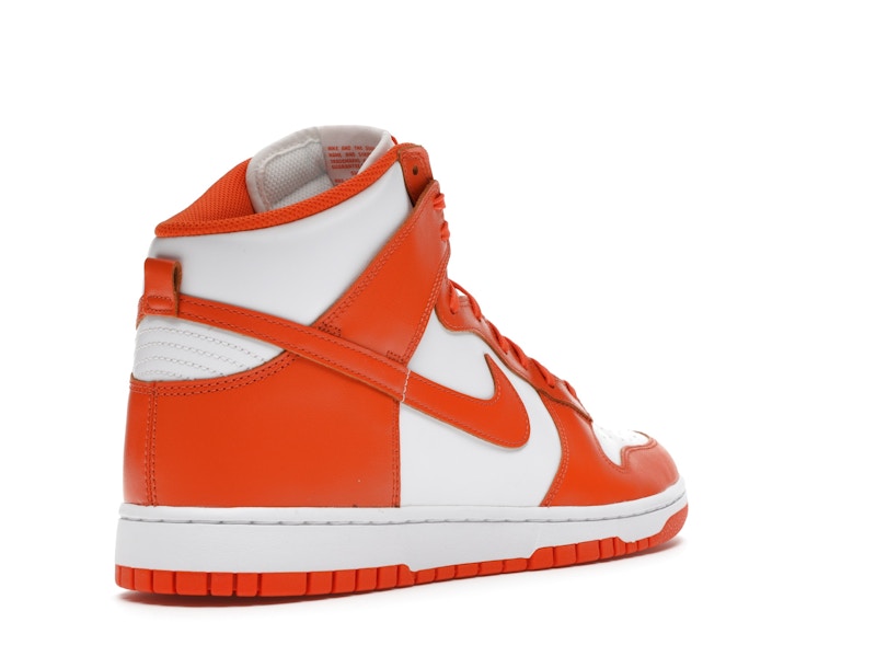 Nike Dunk High Syracuse (2021) - White/Orange Blaze - DD1399-101 - 31