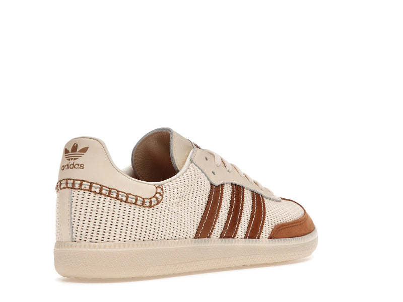 Adidas Samba Wales Bonner Cream White - Cream White/Brown/Cream White - FX7720 - 31