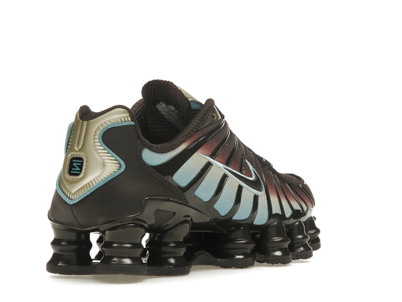 Nike Shox Tl Velvet Brown Denim Turquoise - Velvet Brown/Desert Khaki/Denim Turquoise - IB4340-200 - 31