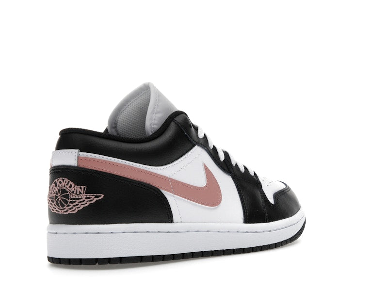 Air Jordan 1 Low Black Rust Pink - Black/Rust Pink/White - 553558-165 - 31