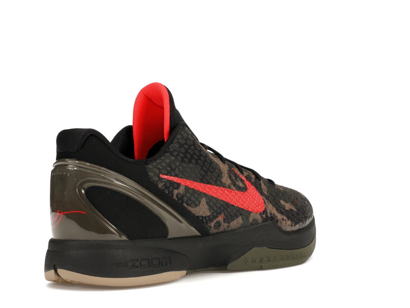 Nike Kobe 6 Protro Italian Camo (2024) - Black/Crimson Bog/Khaki - FQ3546-001 - 31