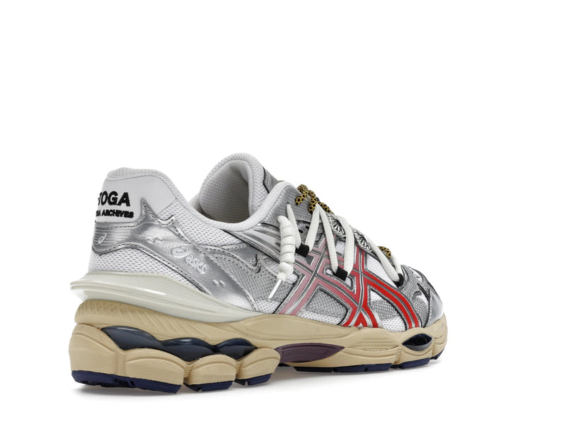 Asics Gel Cumulus 16 Toga White Red Pure Silver - White/Red/Pure Silver - 1203B115-100 - 31