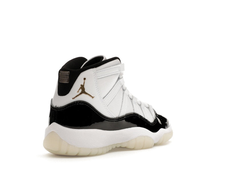 Air Jordan 11 Retro Dmp Defining Moments (2023) (GS) - Black/White/Metallic Gold - 378038-170 - 31