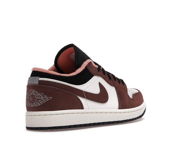 Air Jordan 1 Low Mocha - Light Chocolate/Crimson Bliss-Black-Sail - DC6991-200 - 31