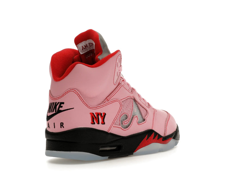 Air Jordan 5 Retro Awake Ny Arctic Pink - Arctic Pink/Metallic Silver-University Red-Black-White-Clear - DV4982-600 - 31
