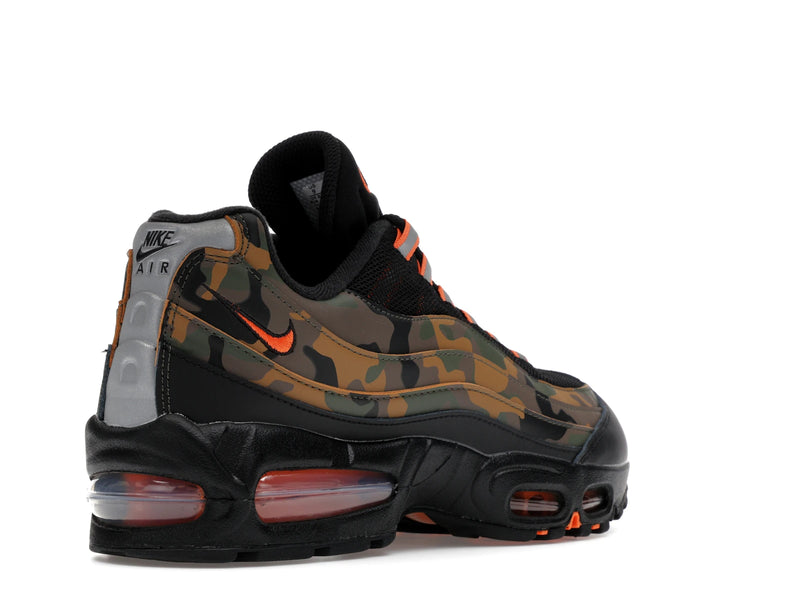 Nike Air Max 95 Safety Orange Camo - Black/Safety Orange/Metallic Silver/Golden Beige/Cargo Khaki - HQ1973-001 - 31