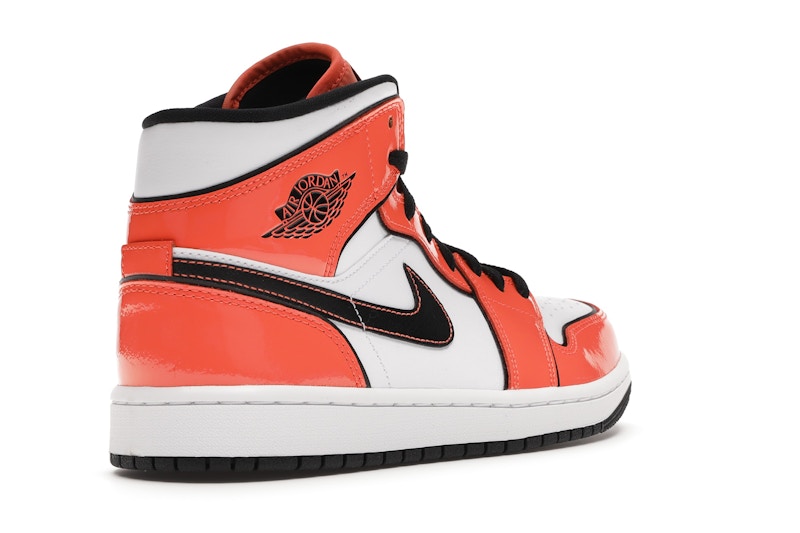 Air Jordan 1 Mid SE Turf Orange - Turf Orange/Black/White - DD6834-802 - 31
