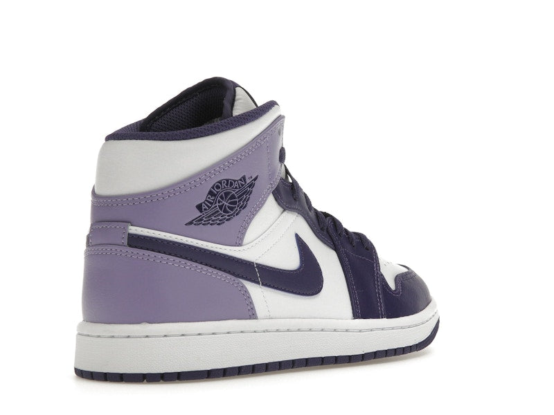 Air Jordan 1 Mid Blueberry - Sky J Purple/White/Sky J Light Purple - DQ8426-515 - 31