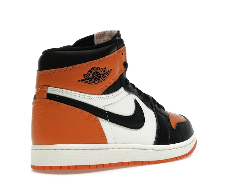 Air Jordan 1 Retro High OG Shattered Backboard (2025) - Black/Black-Sail-Starfish - DZ5485-008 - 31