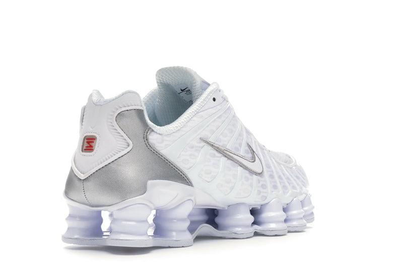 Nike Shox Tl White Metallic Silver - White/Metallic Silver-Max Orange-White - AV3595-100 - 31