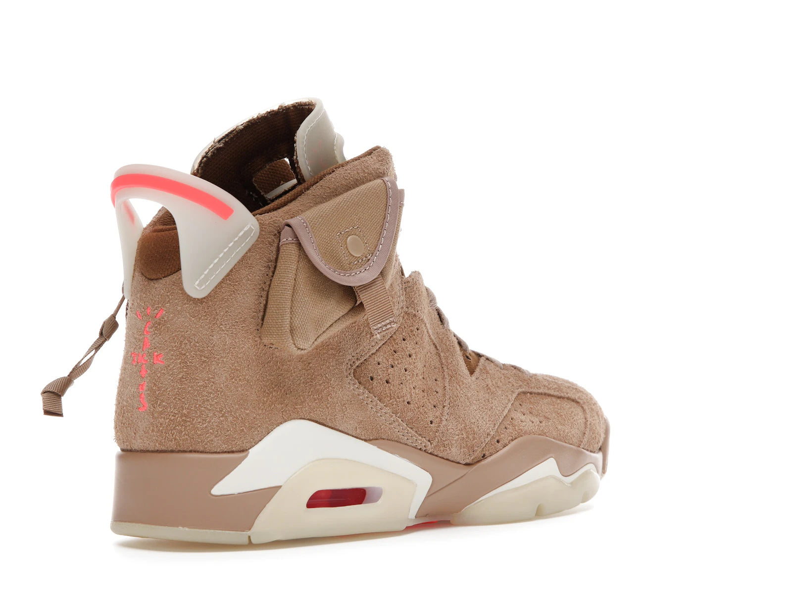Air Jordan 6 Retro Travis Scott British Khaki - British Khaki/Sail-Bright Crimson - DH0690-200 - 31