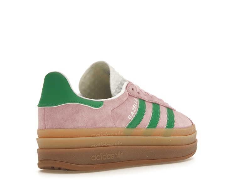 adidas Gazelle Bold True Pink (Women's) - True Pink/Green/Cloud White - IE0420 - 31