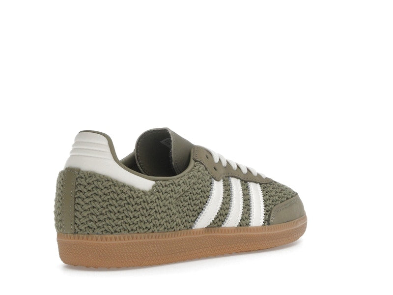 adidas Samba OG Crochet Pack Orbit Green (Women's) - Orbit Green/Cream White/Gum - JR9447 - 31