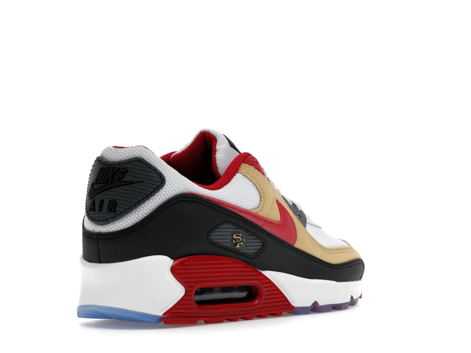 Nike Air Max 90 San Francisco 49ers - White/Gym Red/Black - II7588-100 - 31
