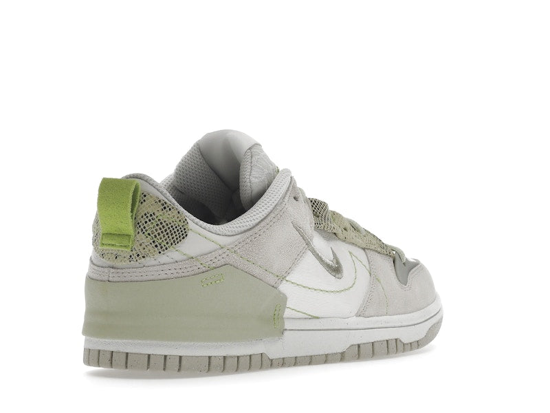 Nike Dunk Low Disrupt 2 Green Snake (Women's) - White/Off White/Green Snake - DV3206-001 - 31