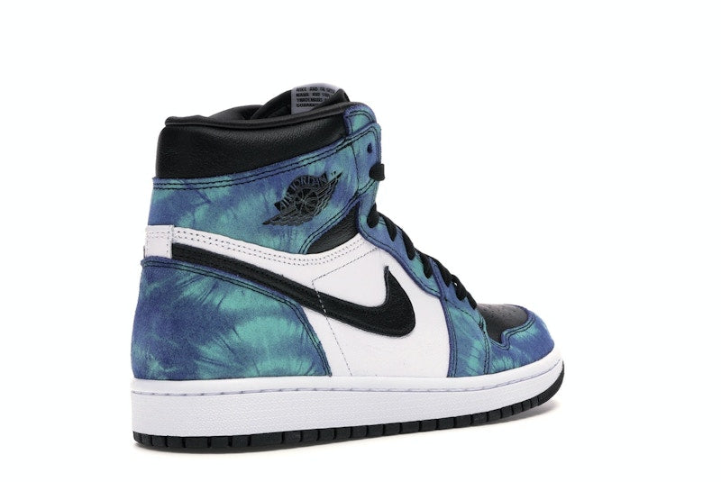 Air Jordan 1 Retro High Tie Dye (W) - White/Black-Aurora Green - CD0461-100 - 31