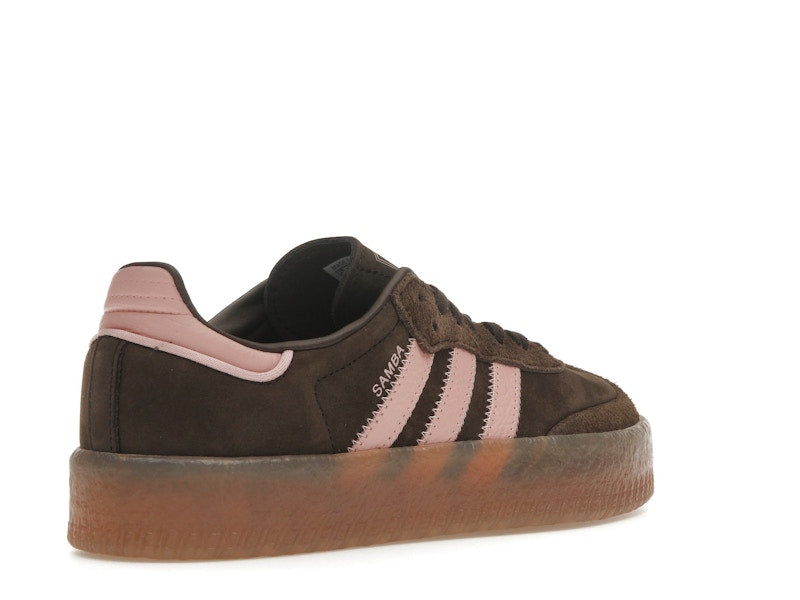 adidas Sambae Dark Brown Wonder Mauve (Women's) - vue 32